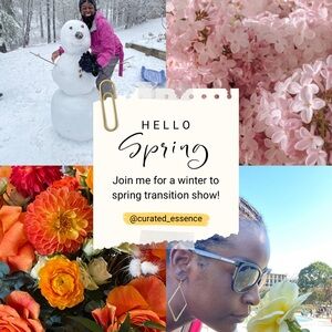 Hello spring! Join me for a transition from winter to spring show! Fri 3/13 6pm